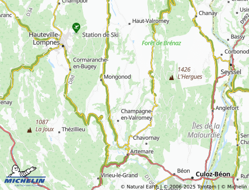 Carte MICHELIN Passin - ViaMichelin