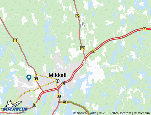 Carte MICHELIN Tupala - ViaMichelin