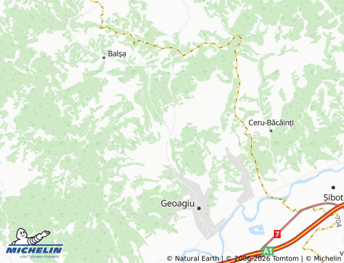 Mappa MICHELIN Bozeș - ViaMichelin