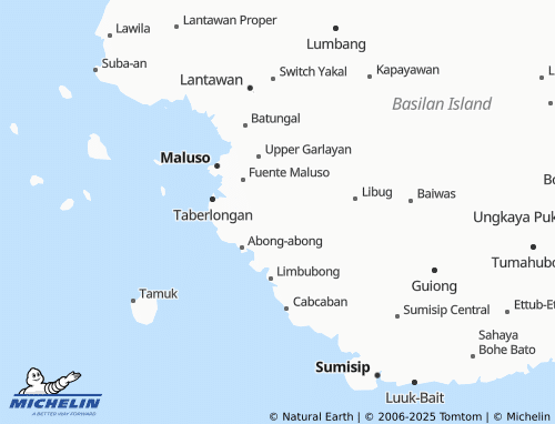 MICHELIN Tubigan map - ViaMichelin