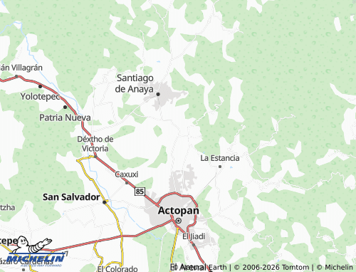 MICHELIN Boxasni map - ViaMichelin