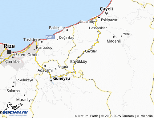 Mappa MICHELIN Merkez - ViaMichelin