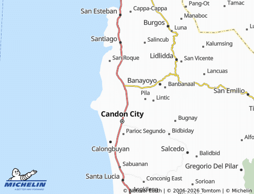 MICHELIN Langlangca Segundo map - ViaMichelin