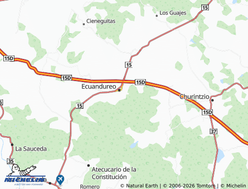 MICHELIN El Arco map - ViaMichelin