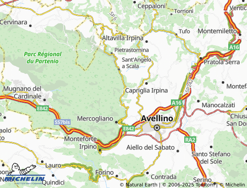 MICHELIN Summonte map - ViaMichelin
