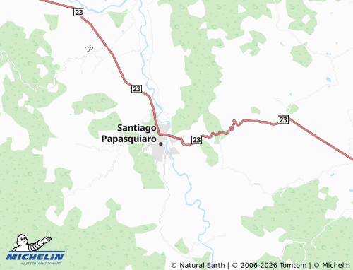 Mapa MICHELIN Colinas de Santiago - ViaMichelin