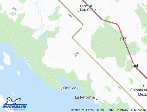 MICHELIN Ejido Independencia map - ViaMichelin