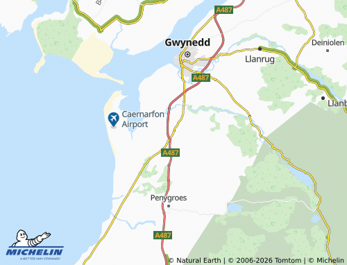 Mappa MICHELIN Llanwnda - ViaMichelin