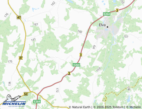 MICHELIN Tammiste map - ViaMichelin