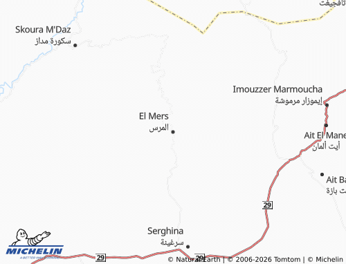 MICHELIN al-Mars map - ViaMichelin