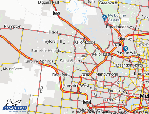 Mapa MICHELIN Kings Park - ViaMichelin