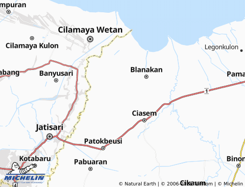 MICHELIN-Landkarte Pinangsari - ViaMichelin
