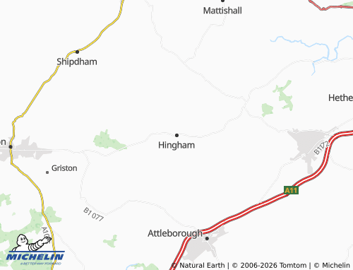 MICHELIN Hingham map - ViaMichelin