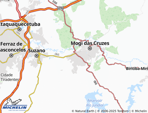 Carte MICHELIN Loteamento Municipal Brás Cubas - ViaMichelin