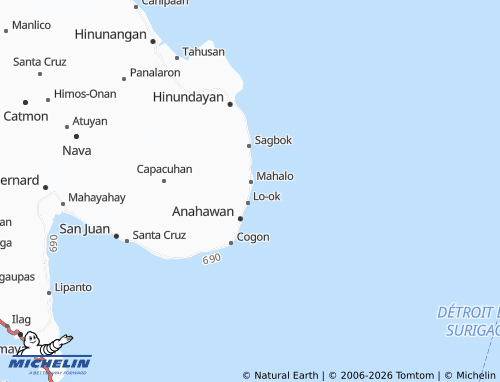 MICHELIN Lewing map - ViaMichelin
