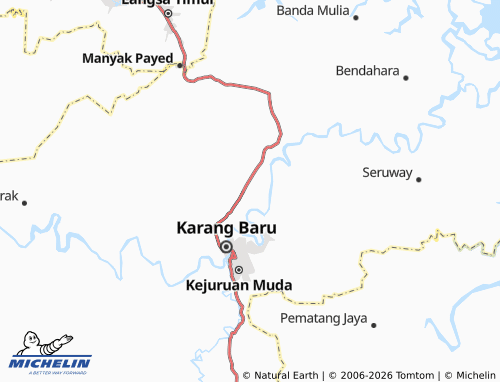 MICHELIN Pahlawan map - ViaMichelin