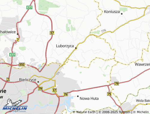 MICHELIN-Landkarte Dojazdów - ViaMichelin