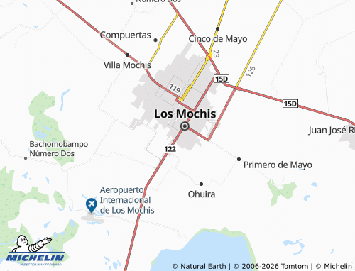 MICHELIN Burócrata map - ViaMichelin