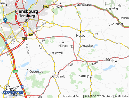 Mapa MICHELIN Kielsgaard - ViaMichelin