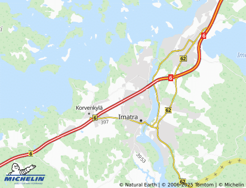 MICHELIN Korvenkanta map - ViaMichelin