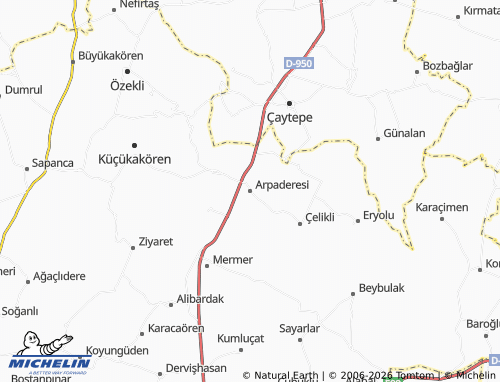 MICHELIN Arpaderesi map - ViaMichelin