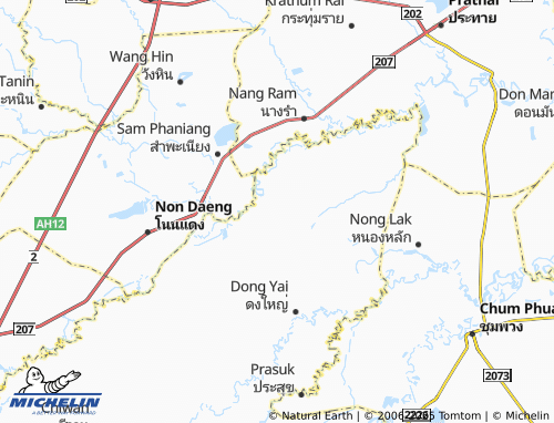 MICHELIN Krachon map - ViaMichelin