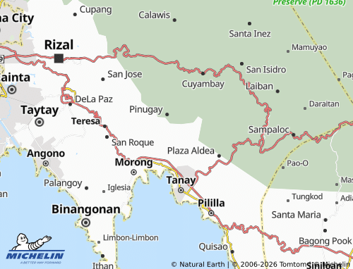 MICHELIN San Jose map - ViaMichelin