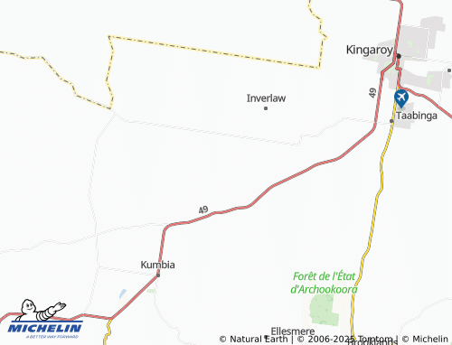 MICHELIN Benair map - ViaMichelin