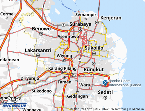 Carte MICHELIN Gunungsari - ViaMichelin