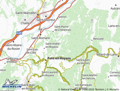 Kaart MICHELIN Presles - ViaMichelin