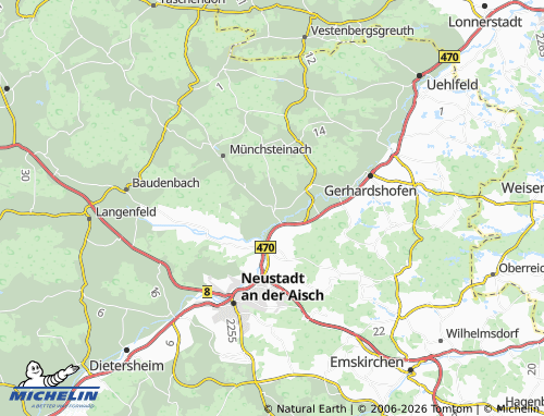 MICHELIN Gutenstetten map - ViaMichelin