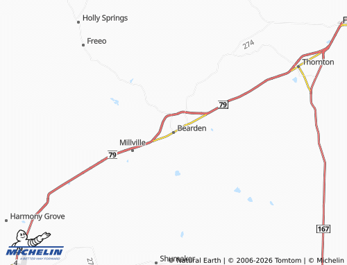 Carte MICHELIN Bearden - ViaMichelin