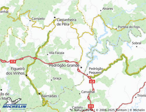 MICHELIN-Landkarte Troviscais Cimeiros - ViaMichelin