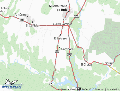 Mapa MICHELIN Nueva Ampliación - ViaMichelin