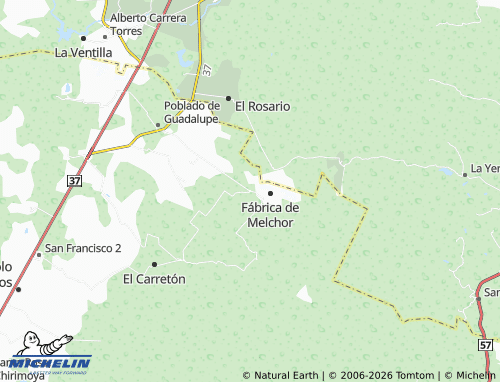 Mappa MICHELIN El Tejocote - ViaMichelin