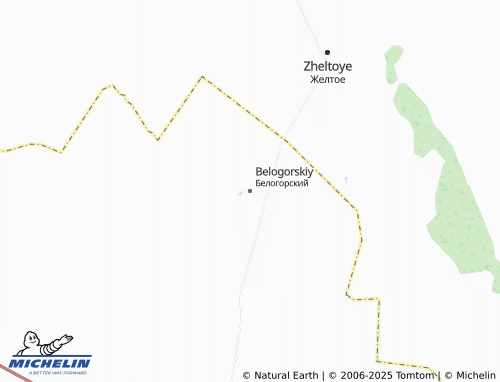 MICHELIN-Landkarte Belogorskiy - ViaMichelin