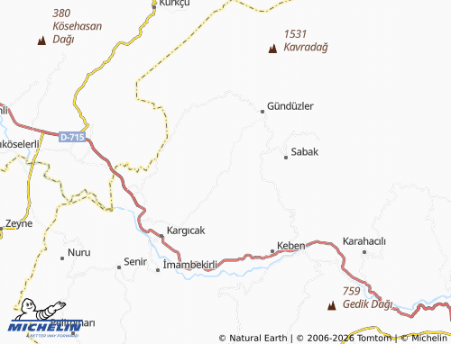 Mappa MICHELIN Nasrullah - ViaMichelin