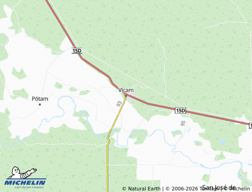 MICHELIN Vícam map - ViaMichelin