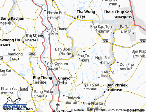 Mapa MICHELIN Ban Boek - ViaMichelin