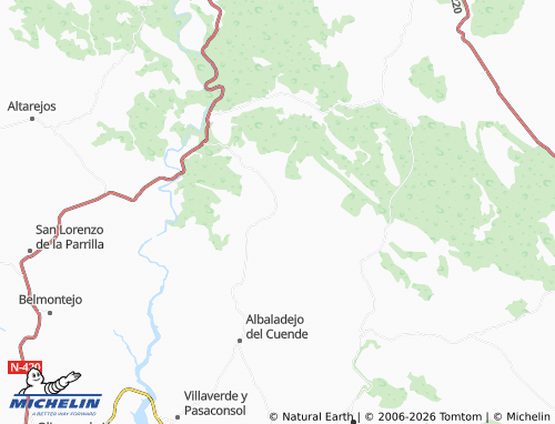 MICHELIN La Parra de las Vegas map - ViaMichelin