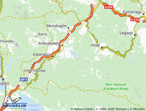 Carte MICHELIN Goroeta - ViaMichelin