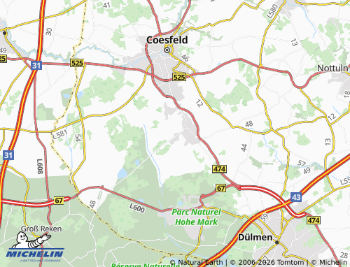 MICHELIN Wulferhook map - ViaMichelin