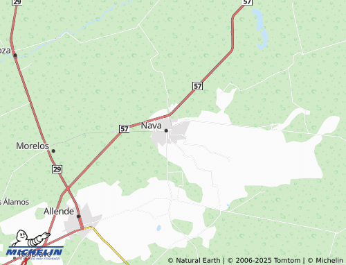 MICHELIN 20 de Noviembre map - ViaMichelin