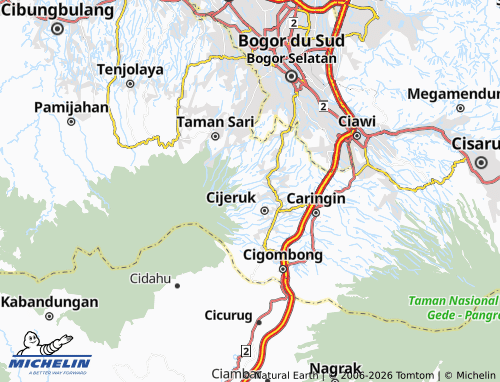 Carte MICHELIN Cipelang - ViaMichelin
