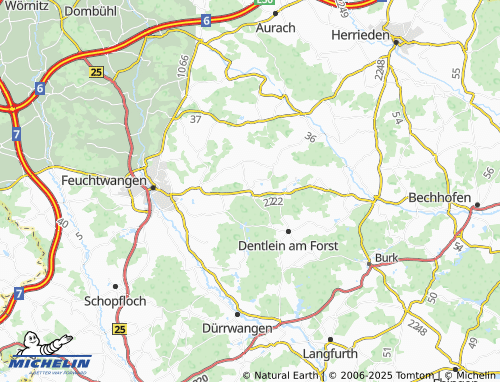 MICHELIN-Landkarte Thürnhofen - ViaMichelin