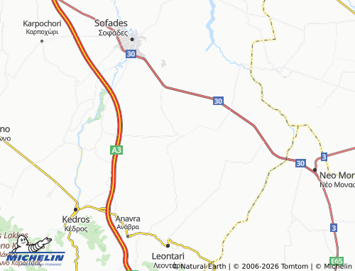 MICHELIN Kappadokiko map - ViaMichelin