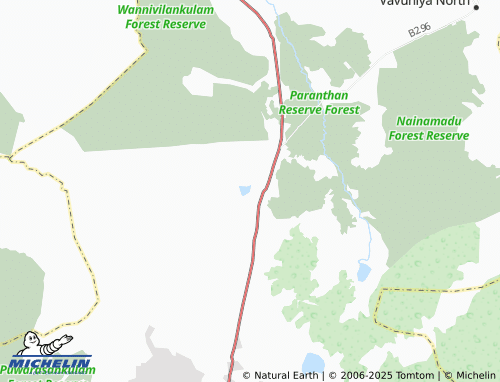MICHELIN Panrikkeithakulam map - ViaMichelin