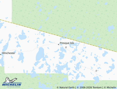Mappa MICHELIN Presque Isle - ViaMichelin