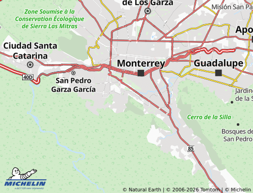 Mappa MICHELIN Balcones del Campestre - ViaMichelin