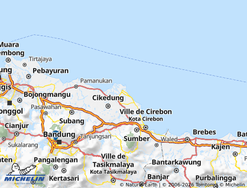 Carte MICHELIN Indramayu - ViaMichelin